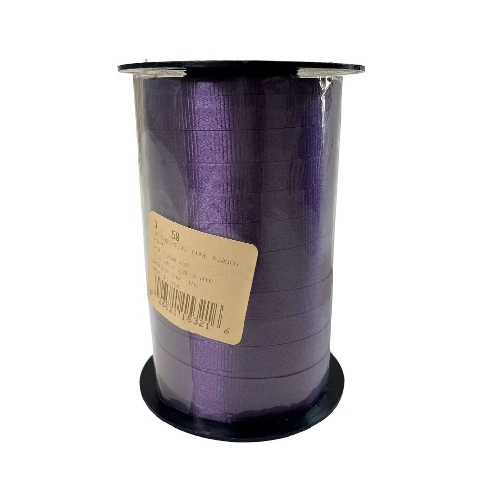 Vintage Purple Curling Ribbon 250 Yards Berwick Industries New Old Stock u